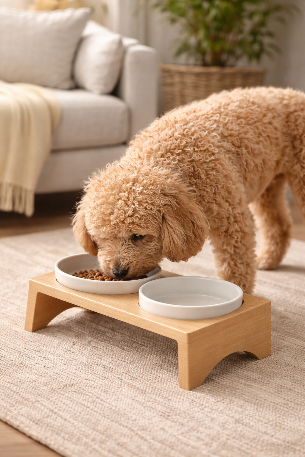The Refined Pup™ Modern Ceramic Bowl