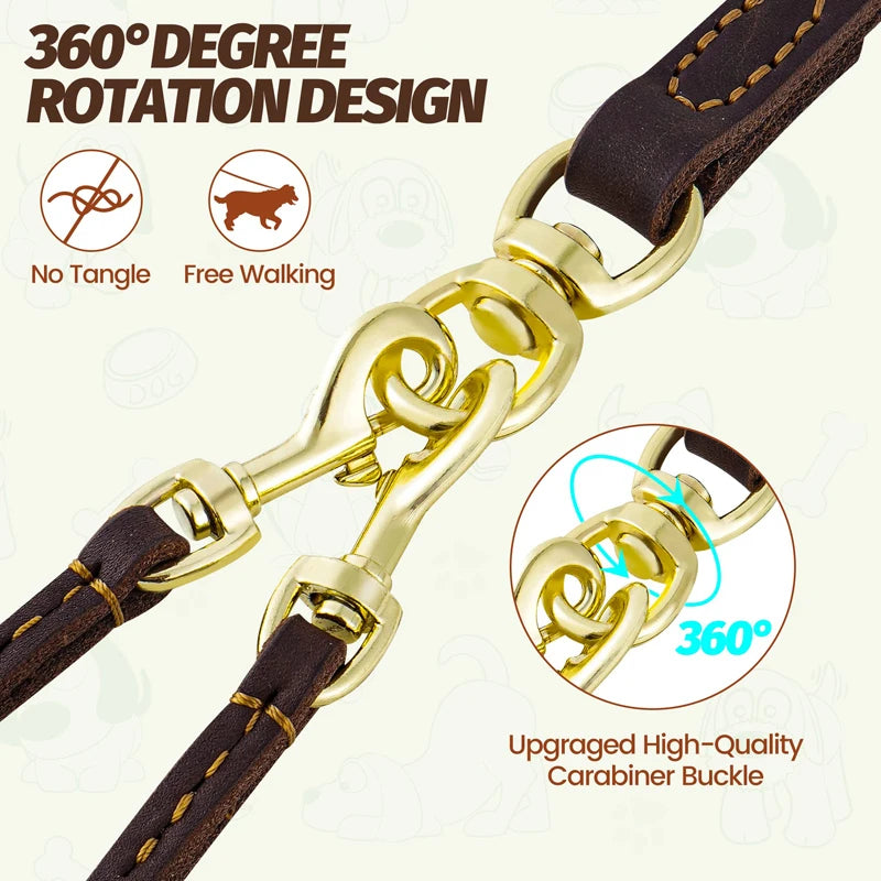The Heritage Double Dog Leash