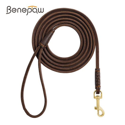 Refined Pup™ Leather Dog Leash