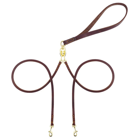 The Heritage Double Dog Leash